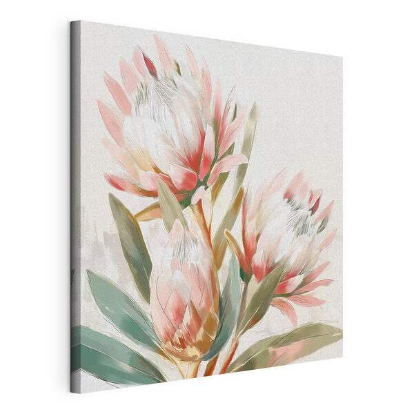 Delicate blossoms in soft hues