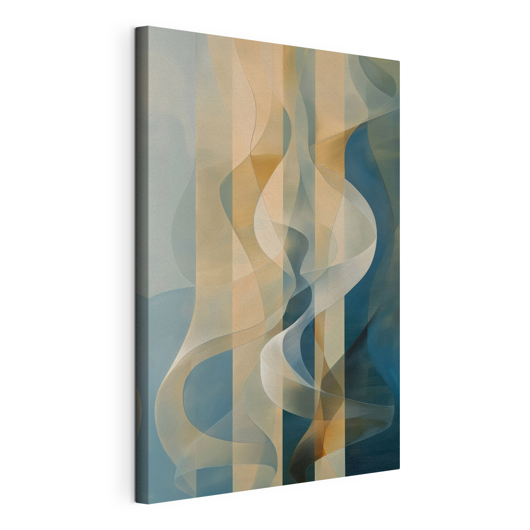Colorful background with lines and curves