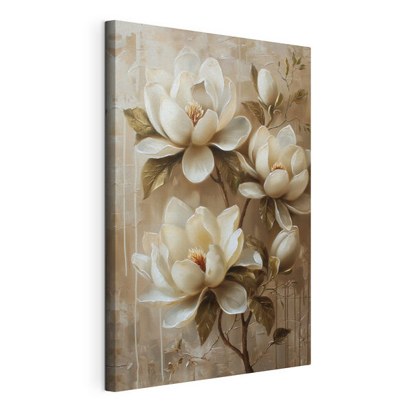 Painting of white flowers