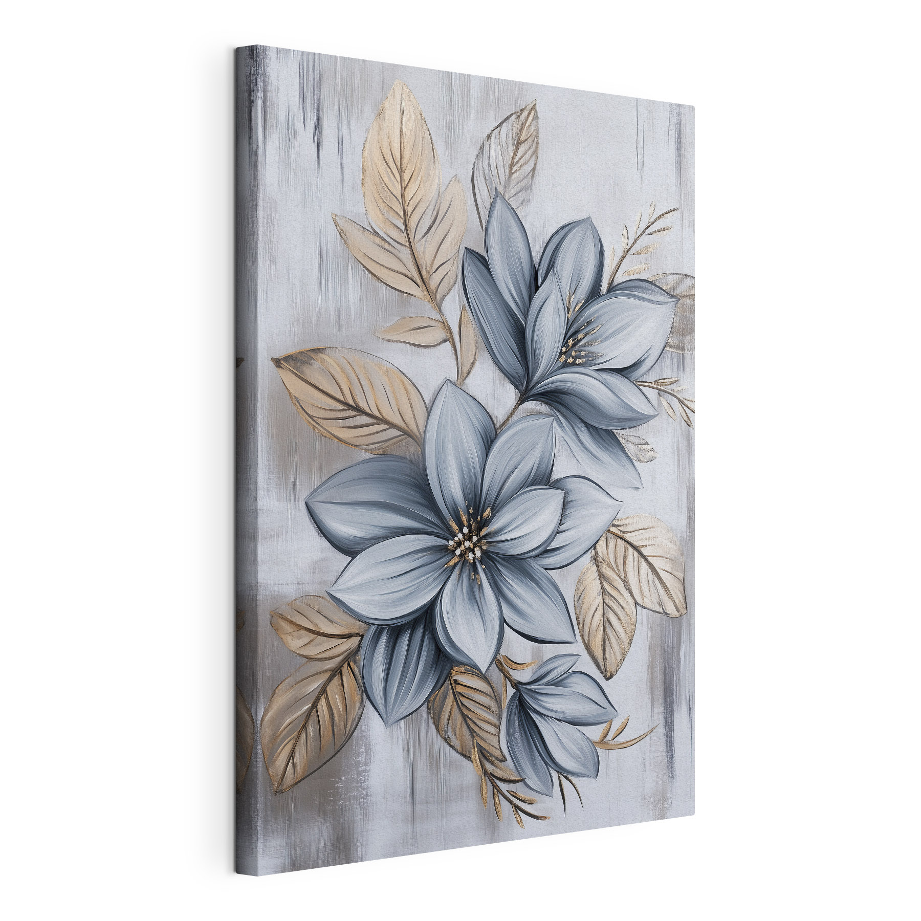 Painting of flowers and leaves Painting of flowers and leaves