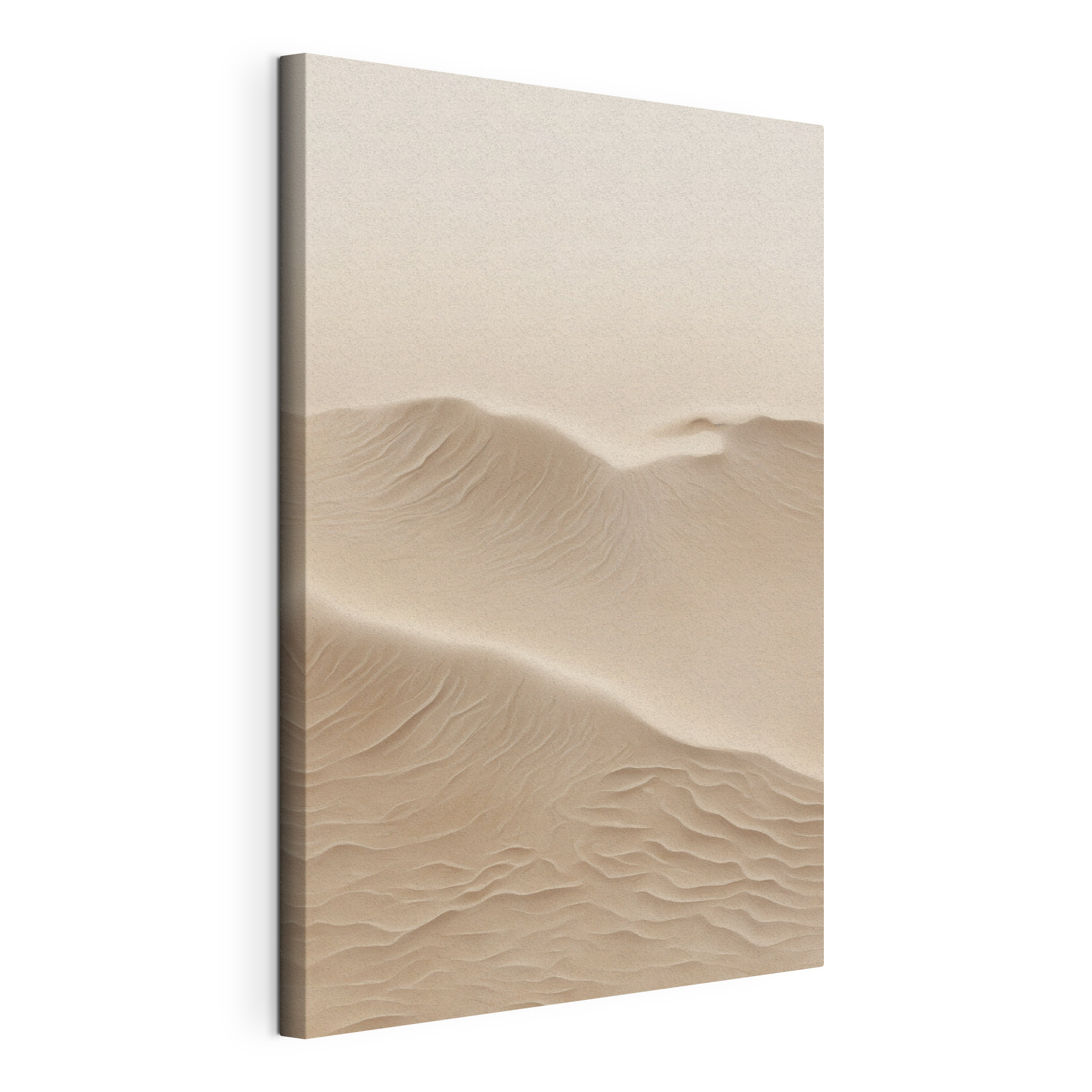 Sand dunes with waves