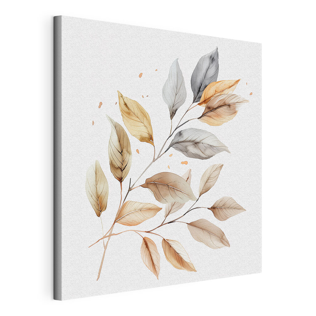 Branch with leaves on it