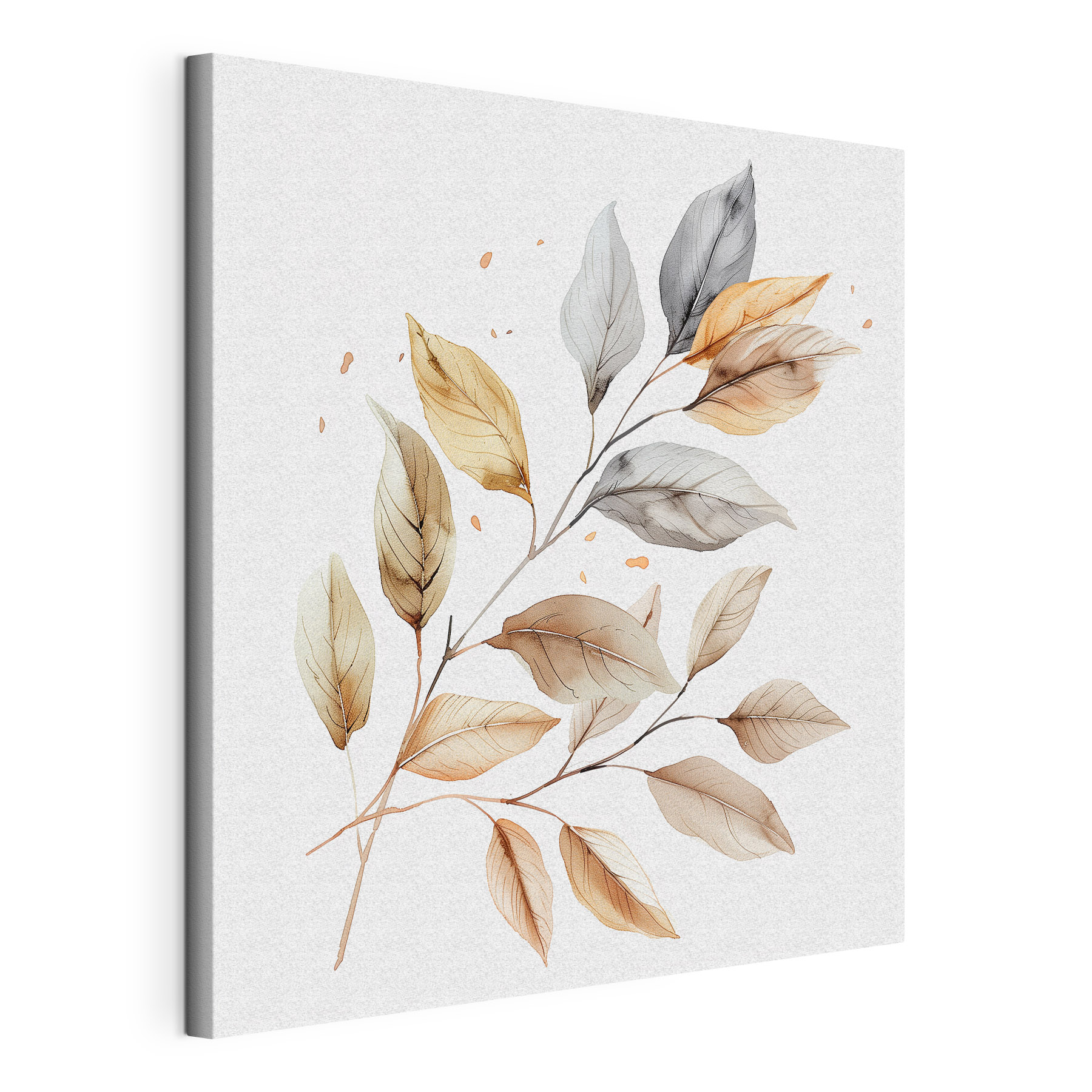 Branch with leaves on it
