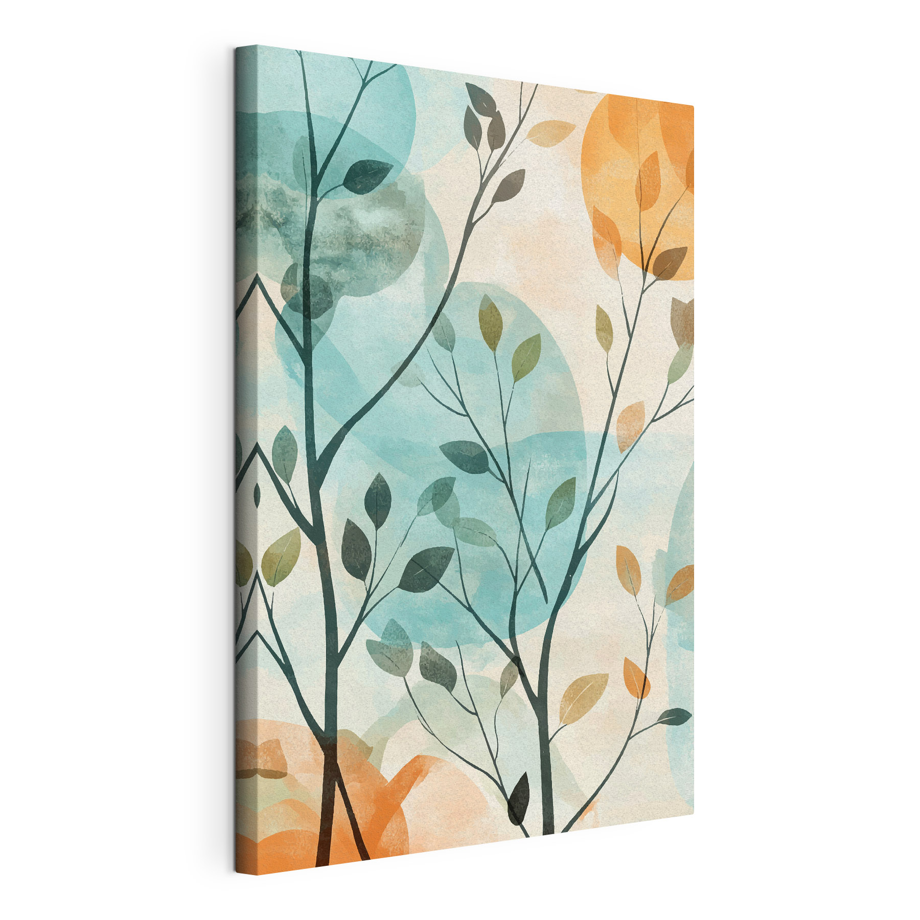 Painting of a tree with leaves