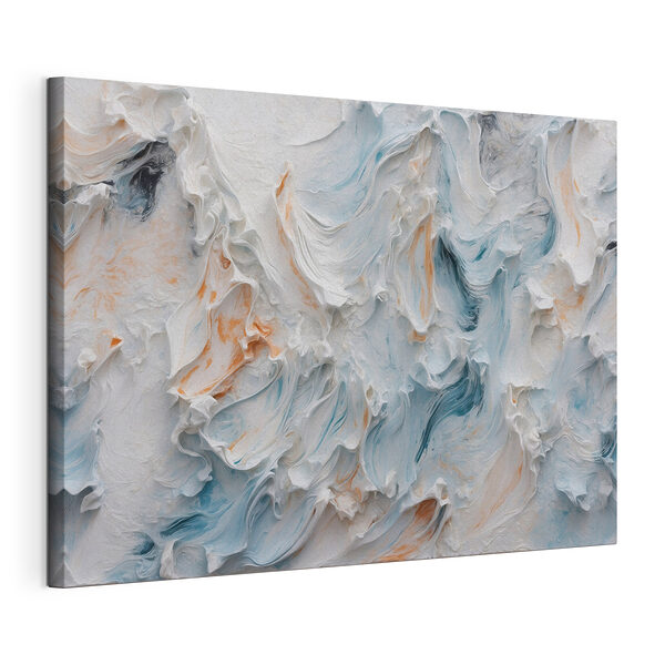 Abstract waves in soft colors