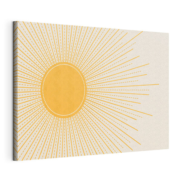 Sun with lines and dots Sun with lines and dots
