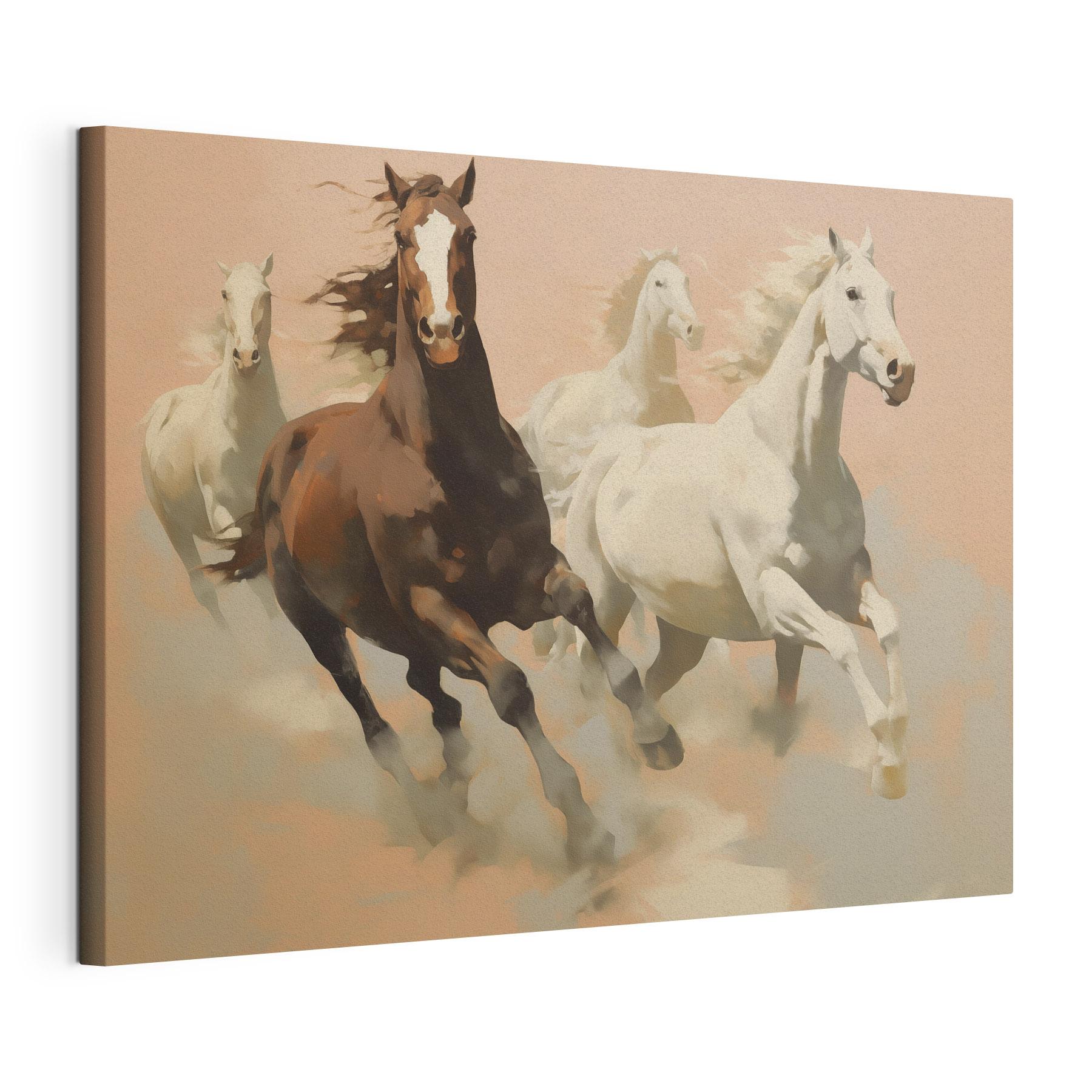 Group of horses running