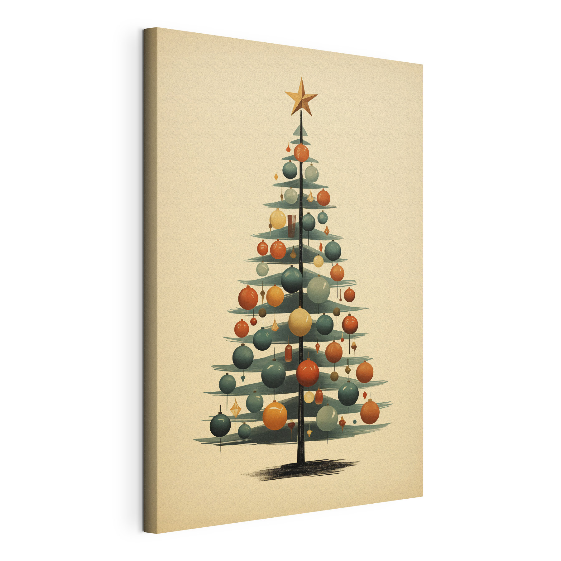 Christmas tree with ornaments