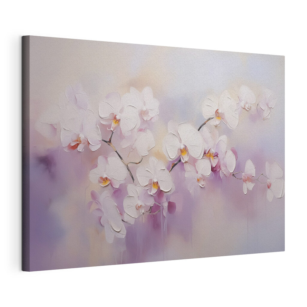 Painting of white flowers