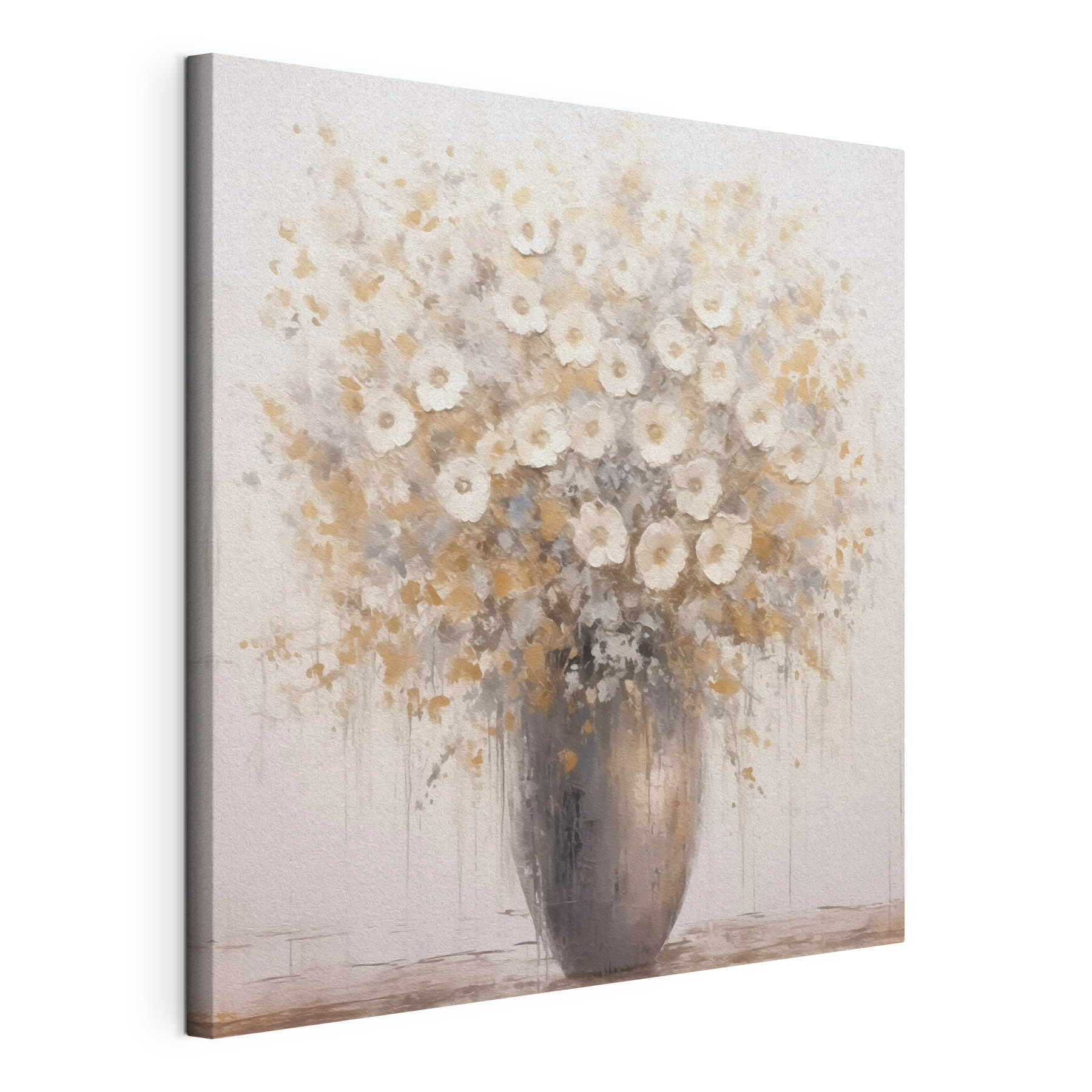 Painting of flowers in a vase