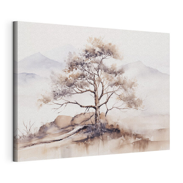 Watercolor of a tree
