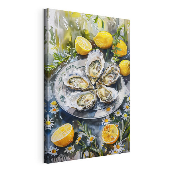 Картина Картина Тарілка устриць і лимонів (Артикул: s39710)