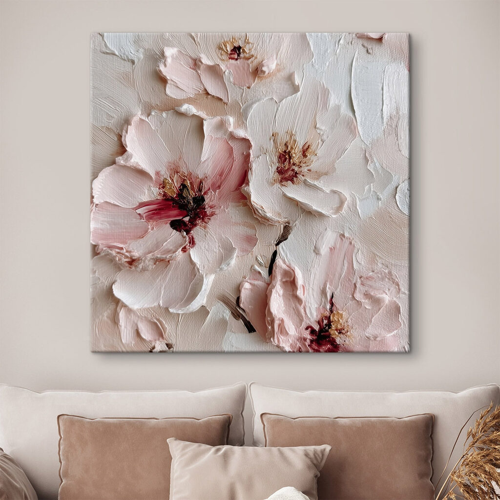 Delicate petals in soft hues