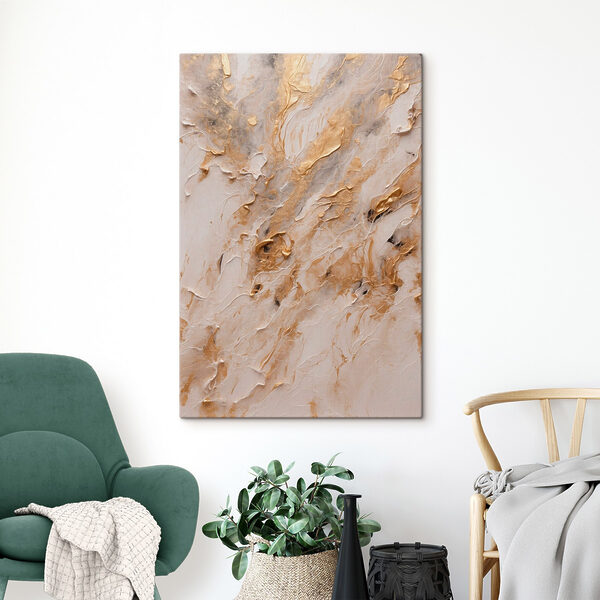 Abstract swirls of warm colors