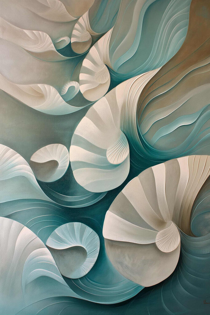 Calm waves of nature's design