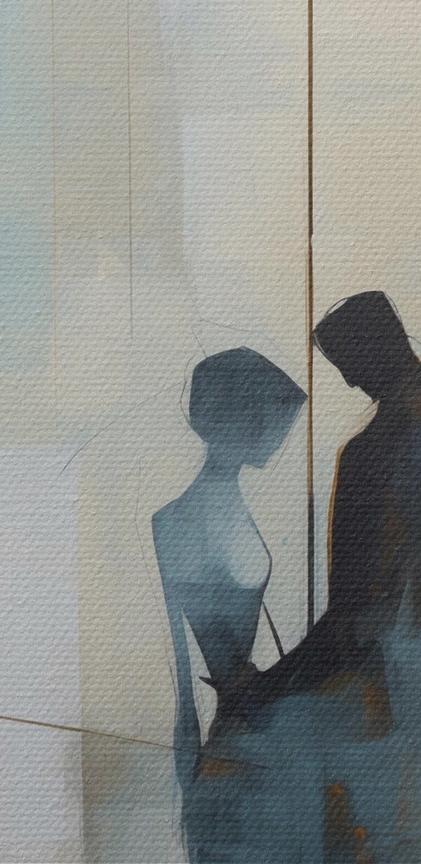 Painting of a man and woman