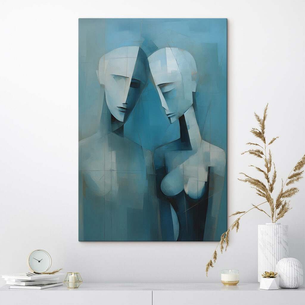 Painting of two people