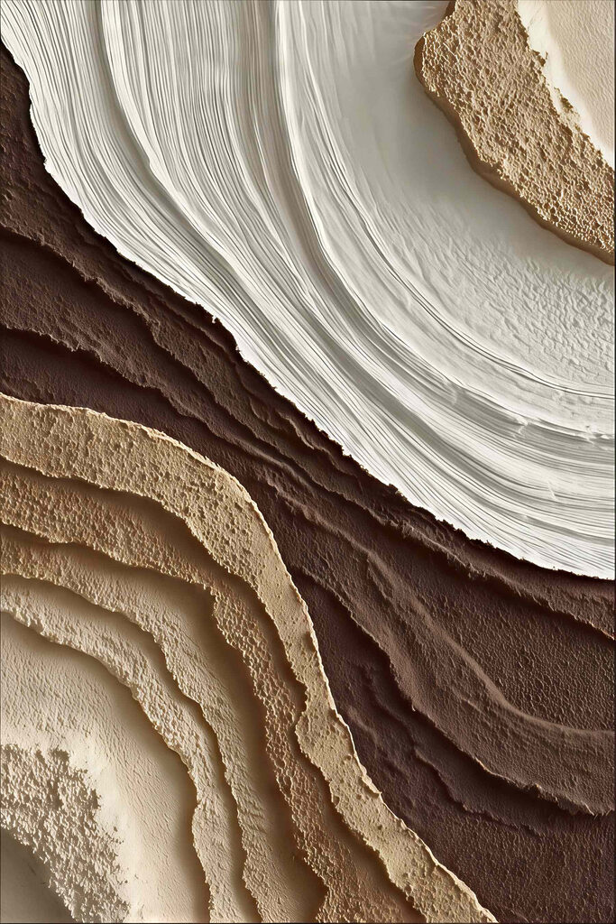 Textured Earth Tones in Layers Textured Earth Tones in Layers