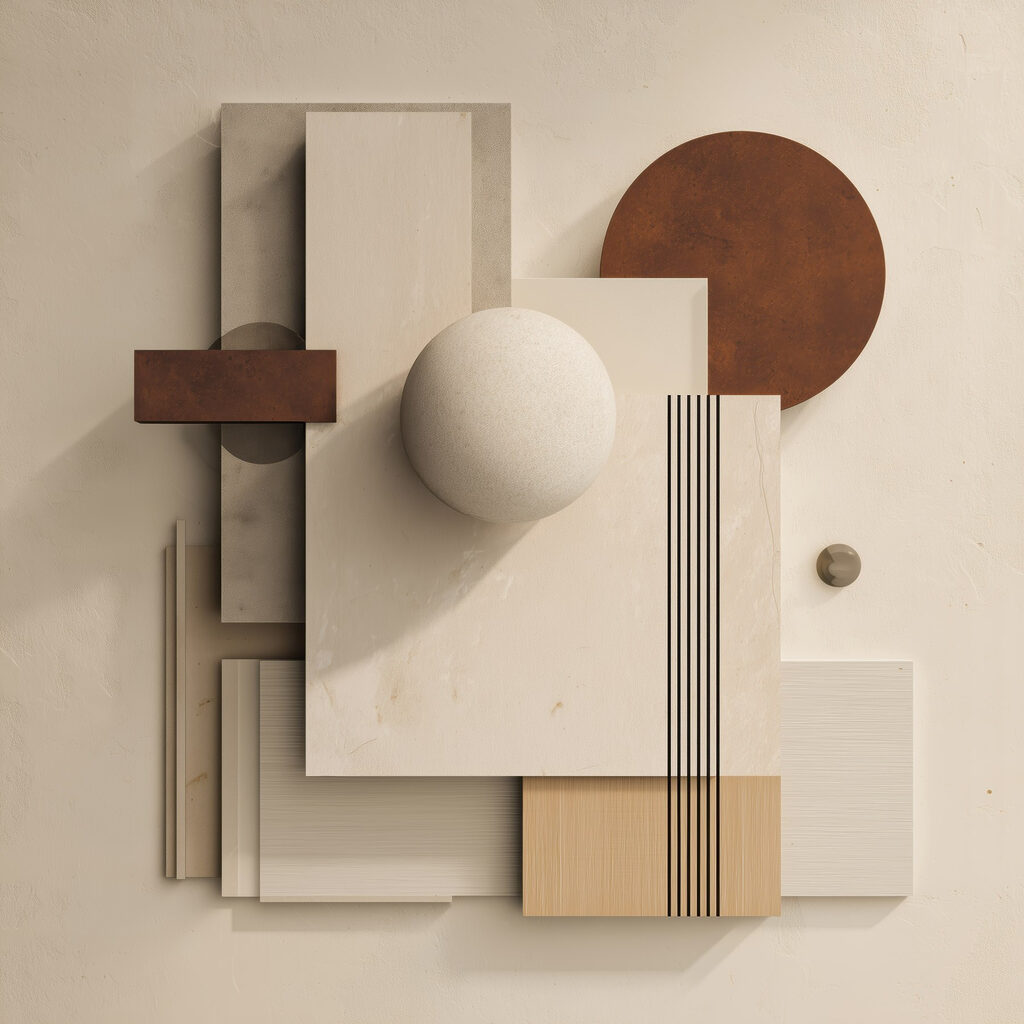 Group of geometric shapes