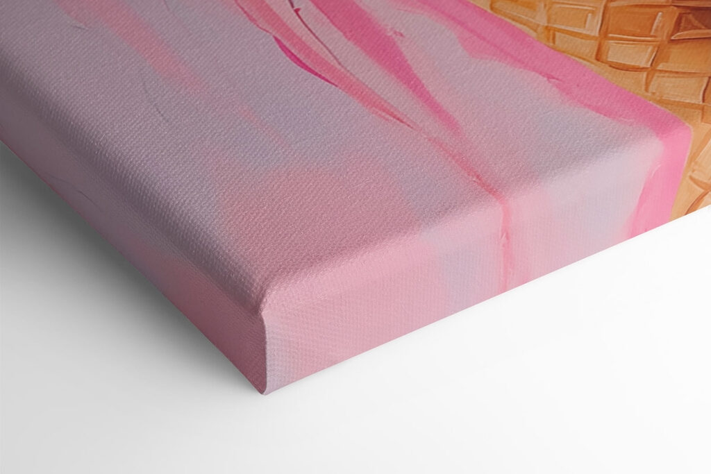 Painting of an ice cream cone