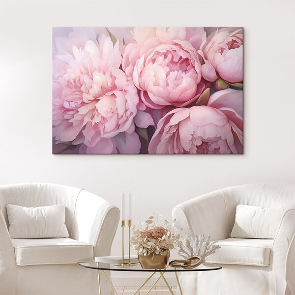 Soft petals in gentle hues