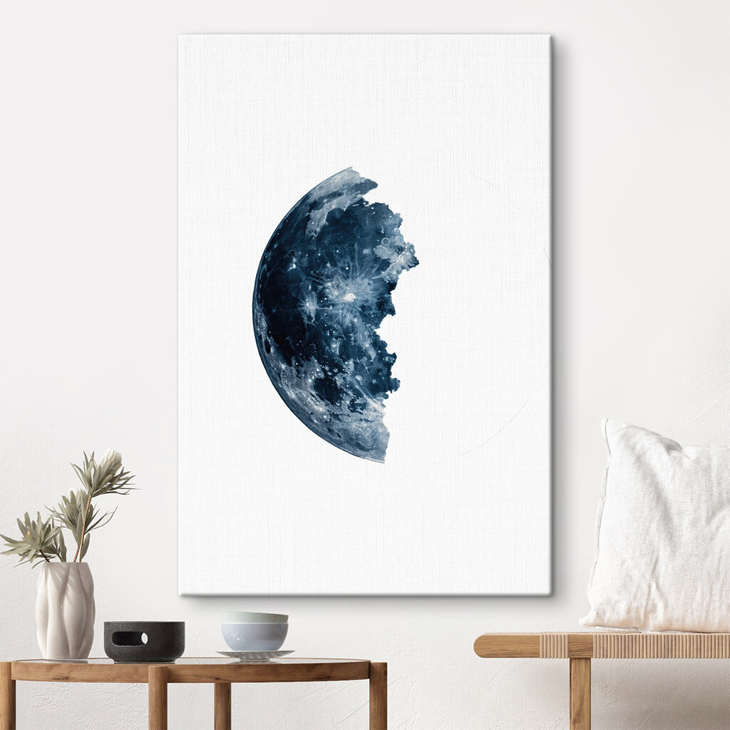 Half of the moon