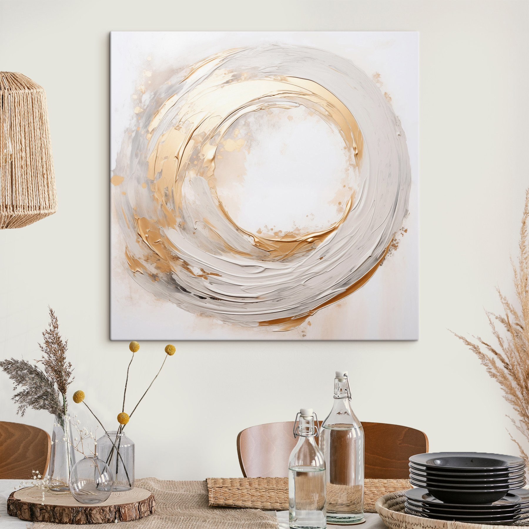Whirls of soft, calming tones