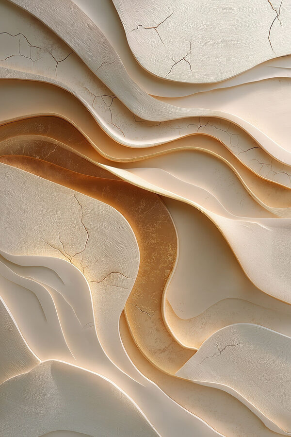 Waves of texture and subtle color