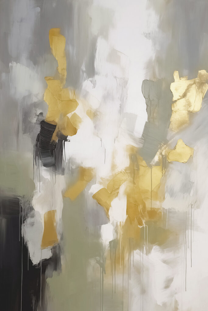 Abstract expression of contrasting hues Abstract expression of contrasting hues