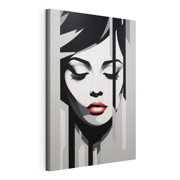 Elegant face with captivating expression