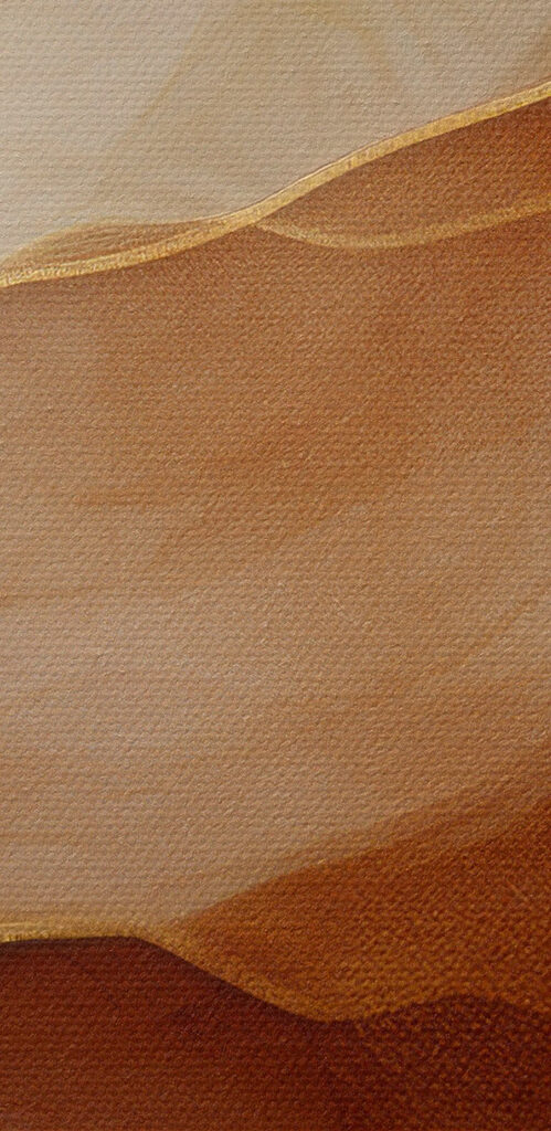 Soft layers of translucent fabric