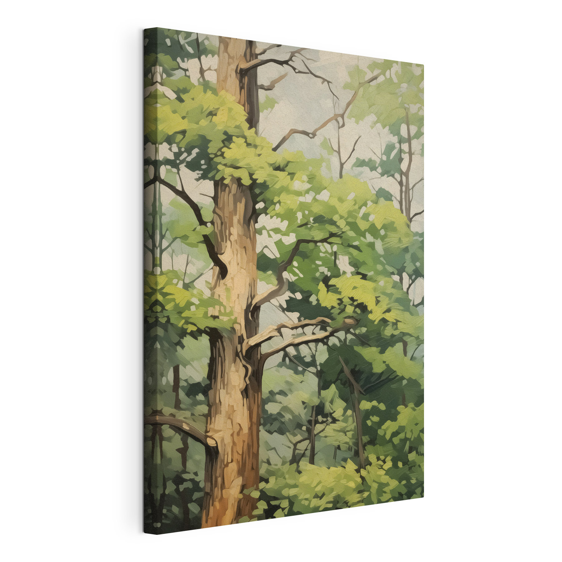 Tree with green leaves
