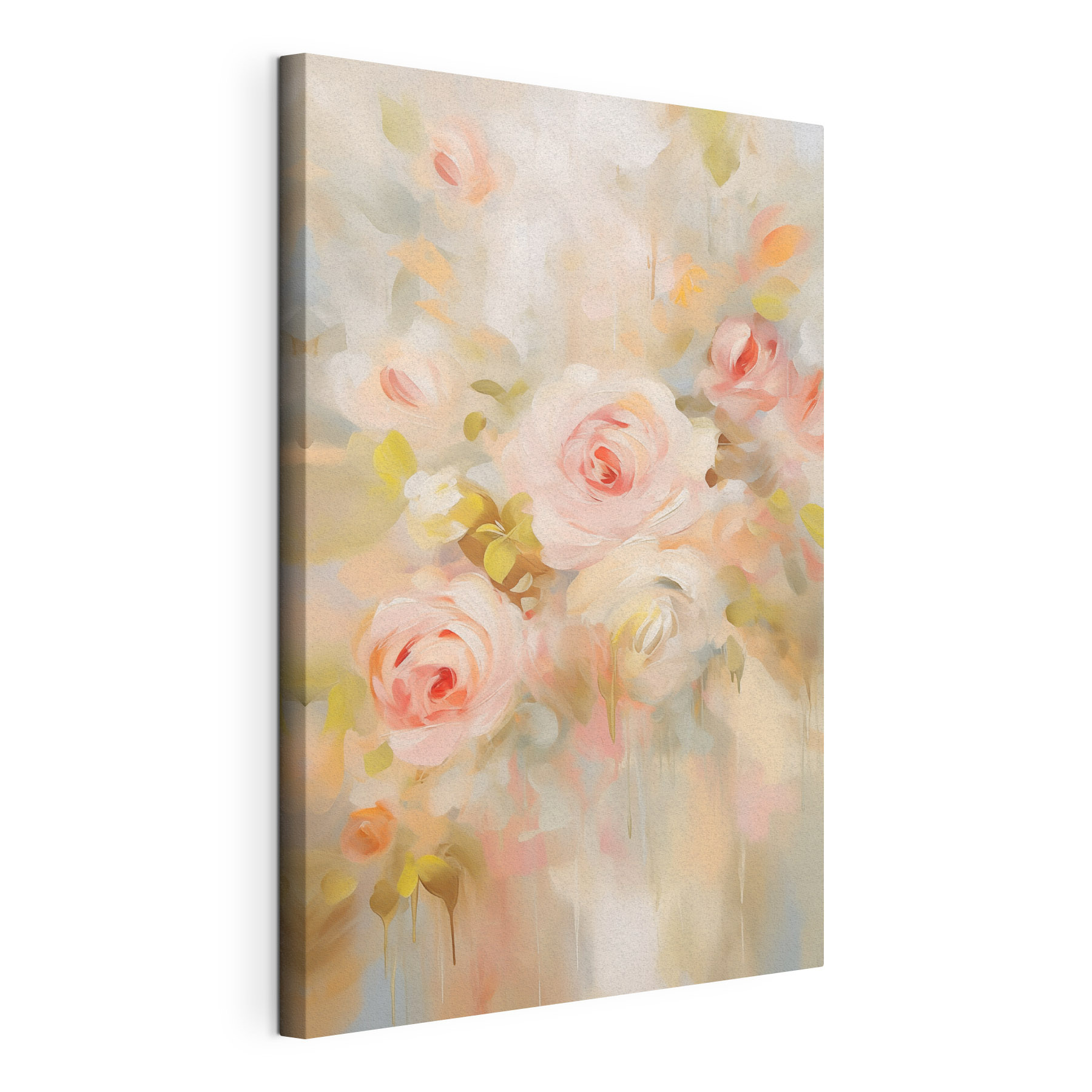 Painting of pink roses Painting of pink roses