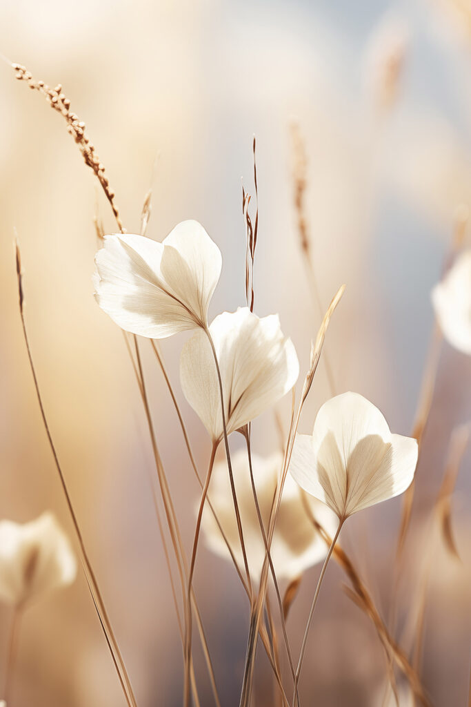 White flowers on a plant