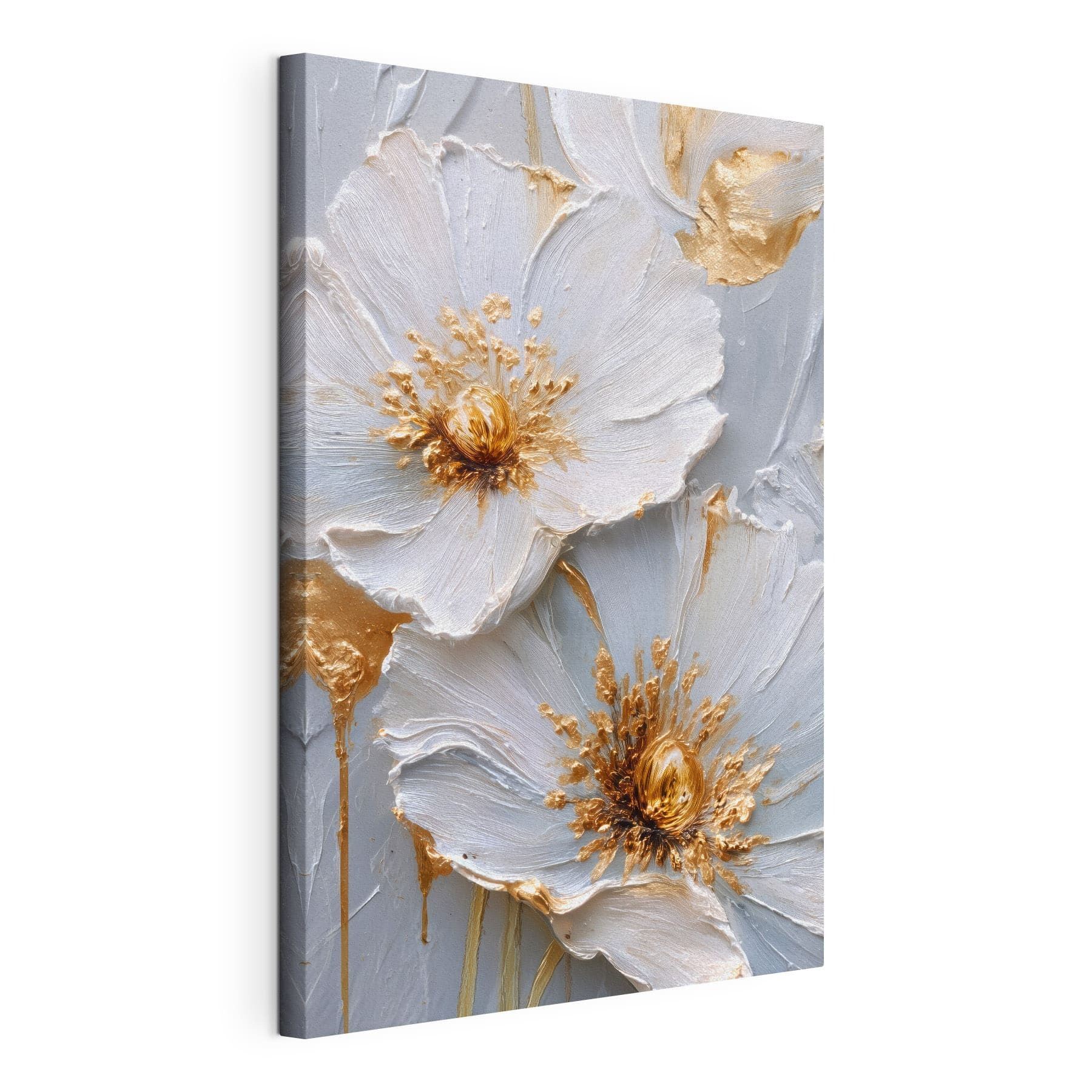- Elegant blooms in soft colors