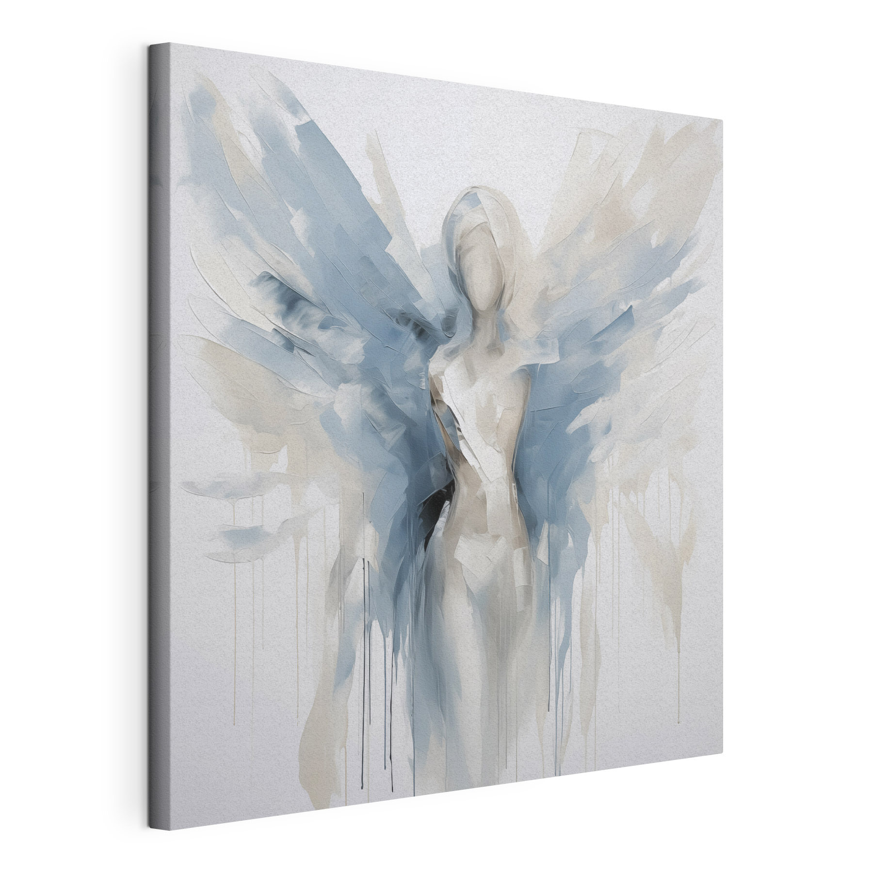 Painting of a woman with wings