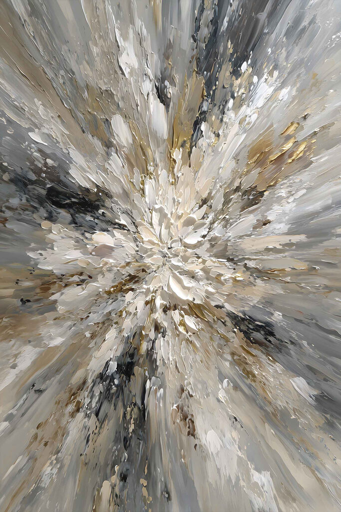 Dynamic splash of soft colors
