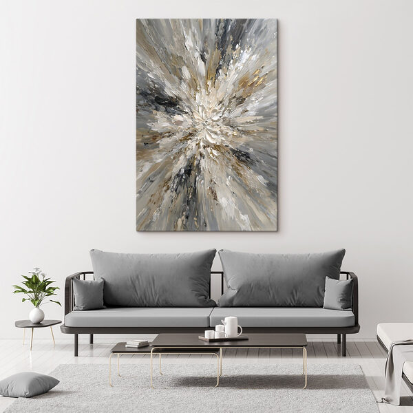 Dynamic splash of soft colors