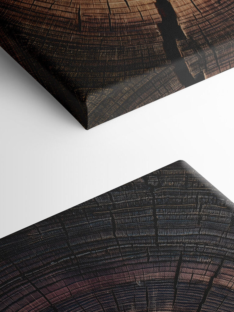Natural patterns in aged wood