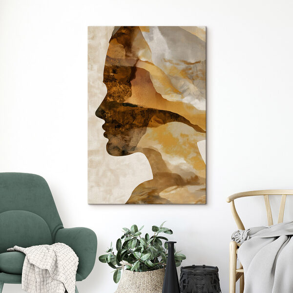 Profile of a woman