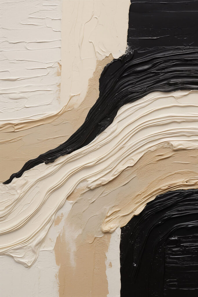 Soft waves of neutral colors blend