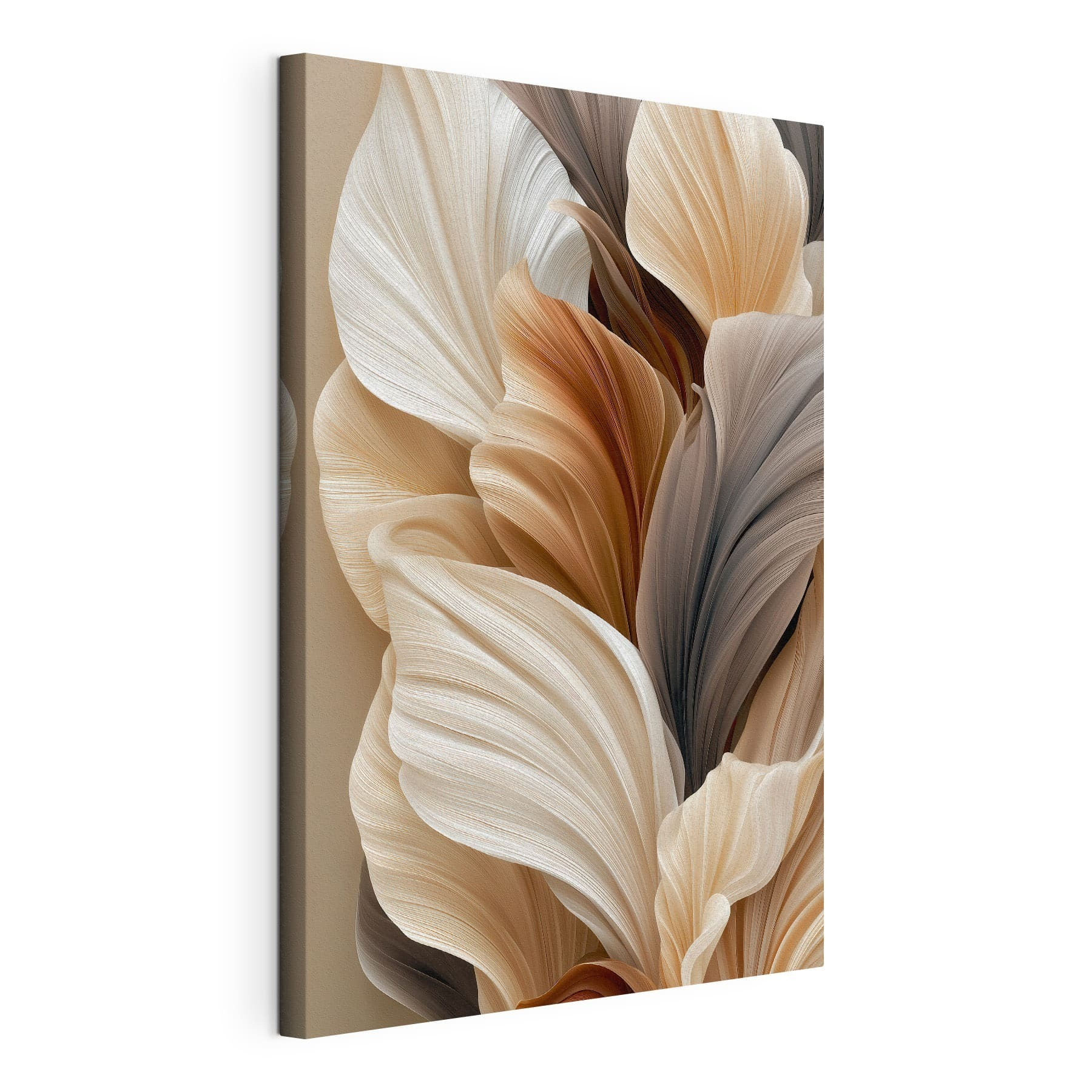 Flowing shapes in warm tones Flowing shapes in warm tones
