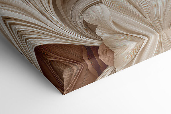 Intricate layers of flowing design