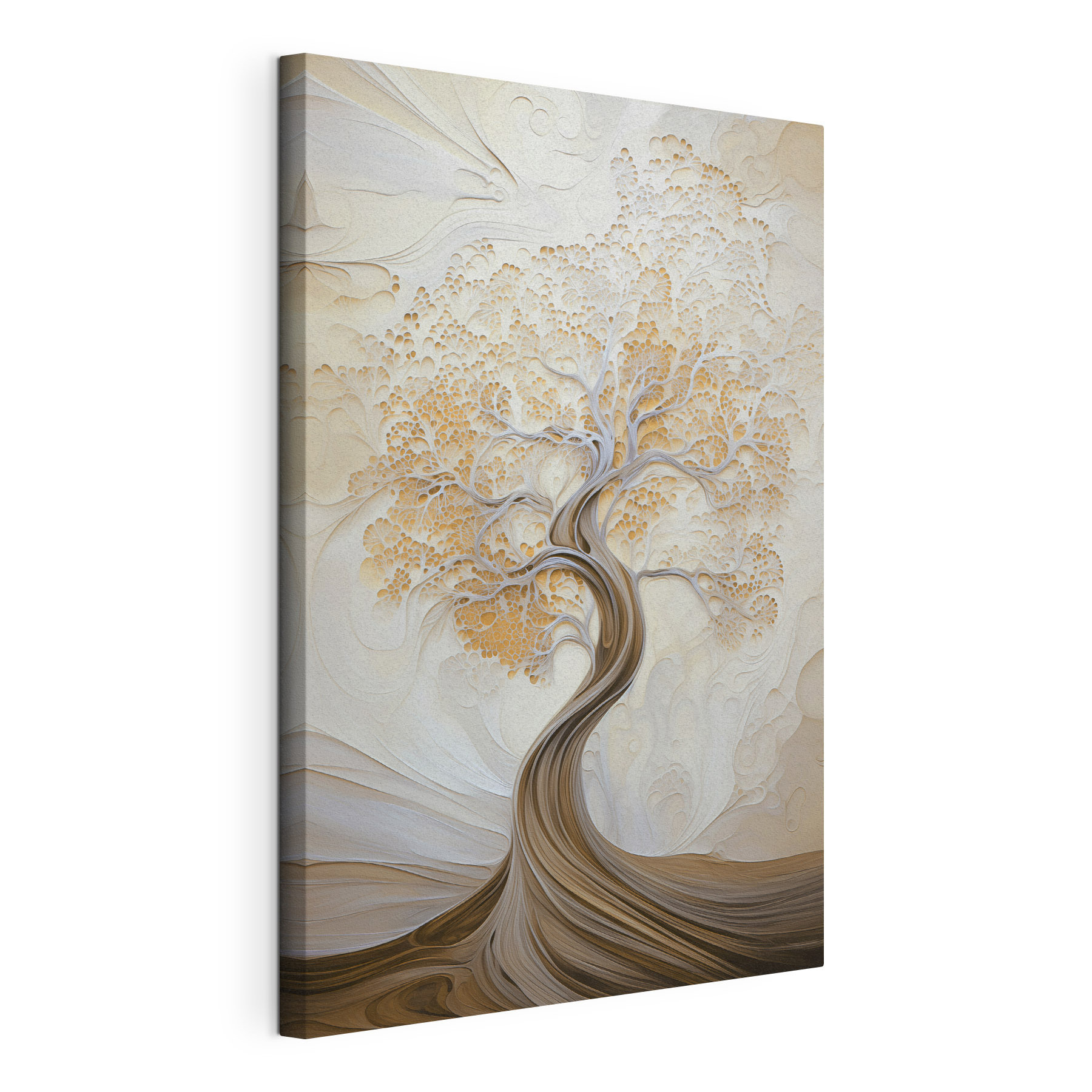 Tree with many branches and leaves