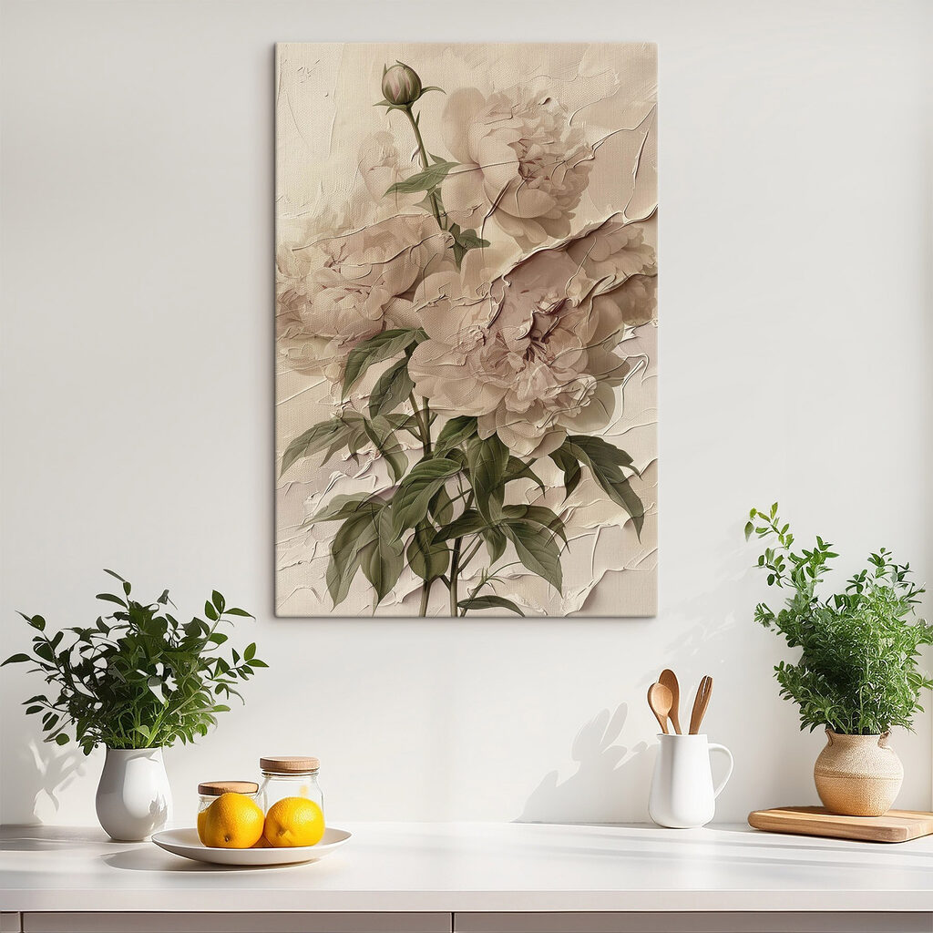 Delicate blooms in soft tones
