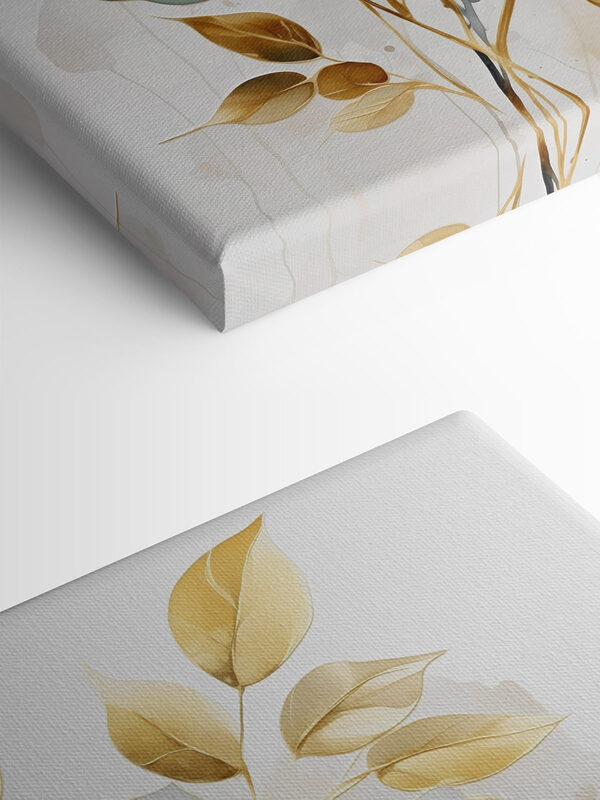 Painting of flowers and leaves Painting of flowers and leaves