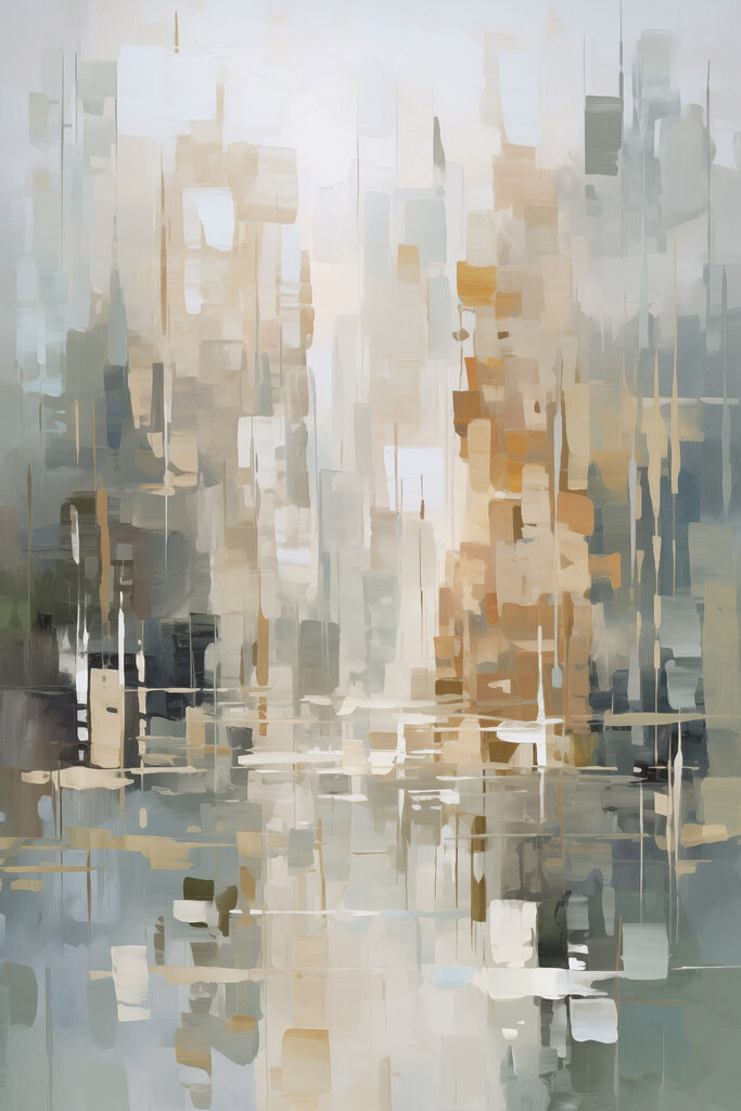 Painting of a city