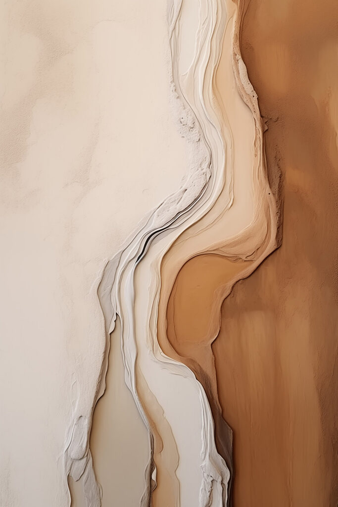 Flowing layers of earthy tones Flowing layers of earthy tones