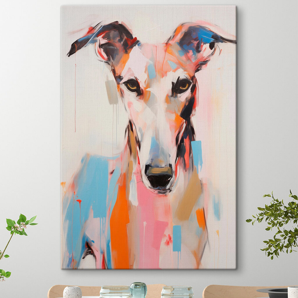 Painting of a dog Painting of a dog