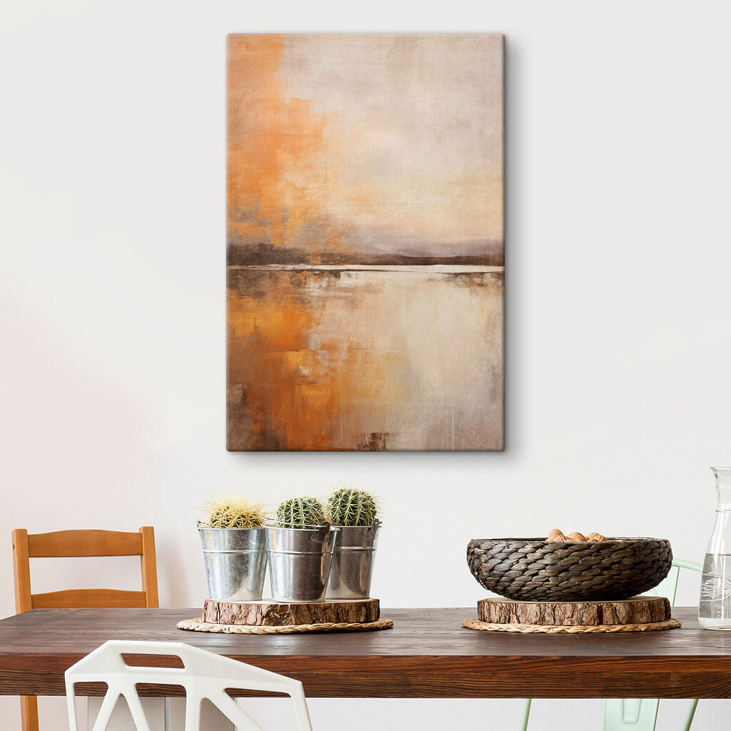 Painting of a lake Painting of a lake
